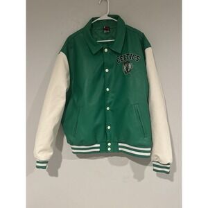 BOSTON CELTICS🍀 ULTRA GAME LEATHER JACKET SIZE XL